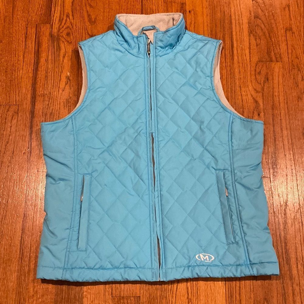 Marker Quilted Fleece Lined Zipper Vest - Size M